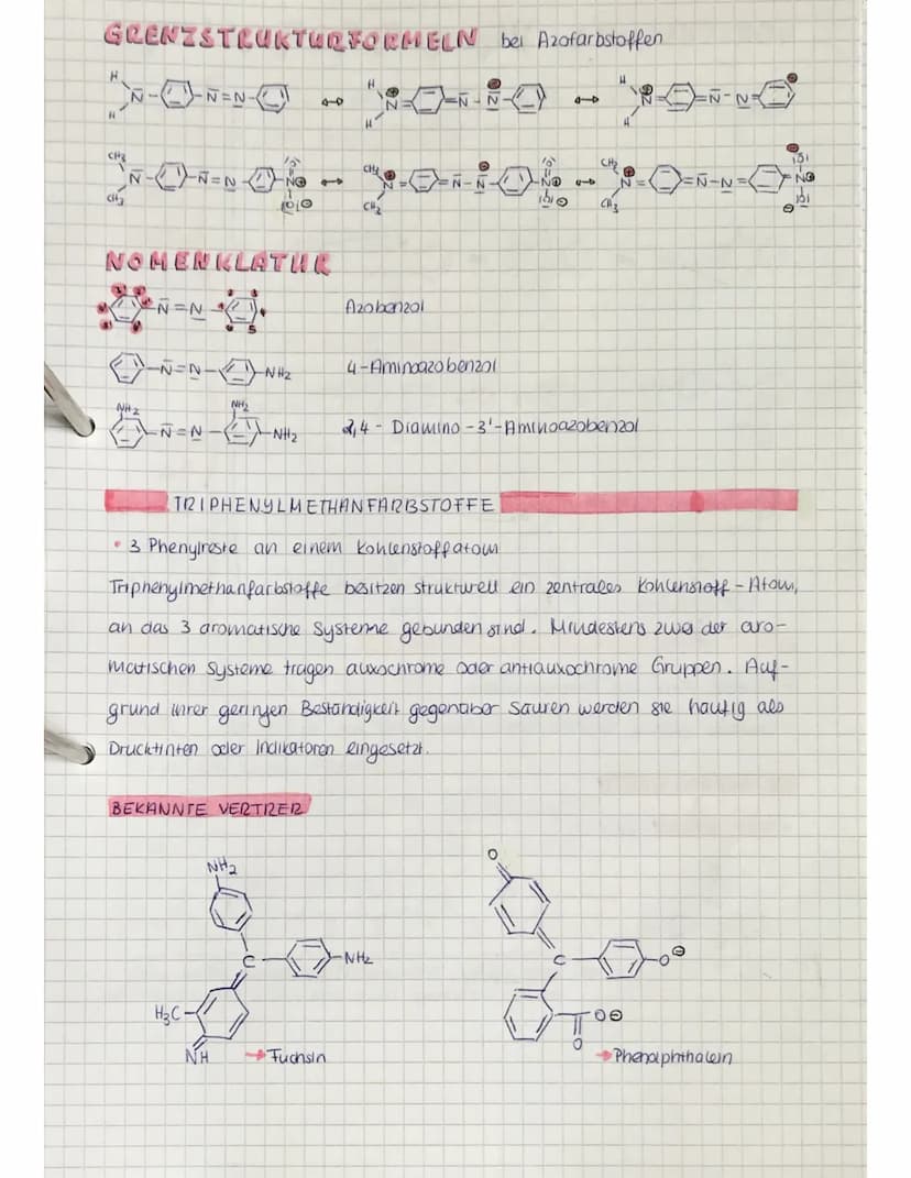 FARBSTOFUE
•Ein Farbstoff ist eine Substanz, die elektromagnetische Wellen aus dem sicht
baren Wellenlängenbereich absorbiert & den Rest der