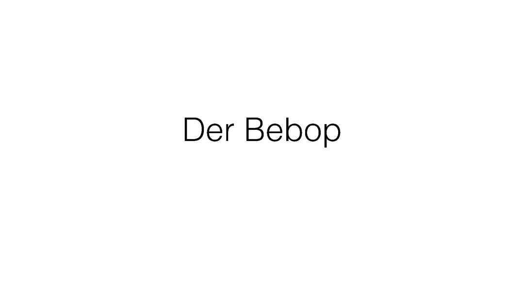 Entdecke Bebop Jazz: Coole Musiker und Instrumente!