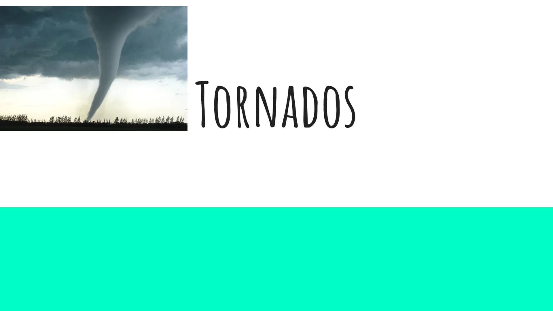 TORNADOS INHALT
1) Was ist ein Tornado?
2) Der Unterschied zwischen Tornado und Hurrikane
3) Entstehung eines Tornados
4) Kennwerte eines To