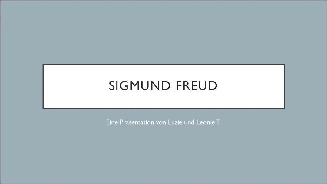 Alles über Sigmund Freud: Ausbildung, Familie und seine Traumdeutung