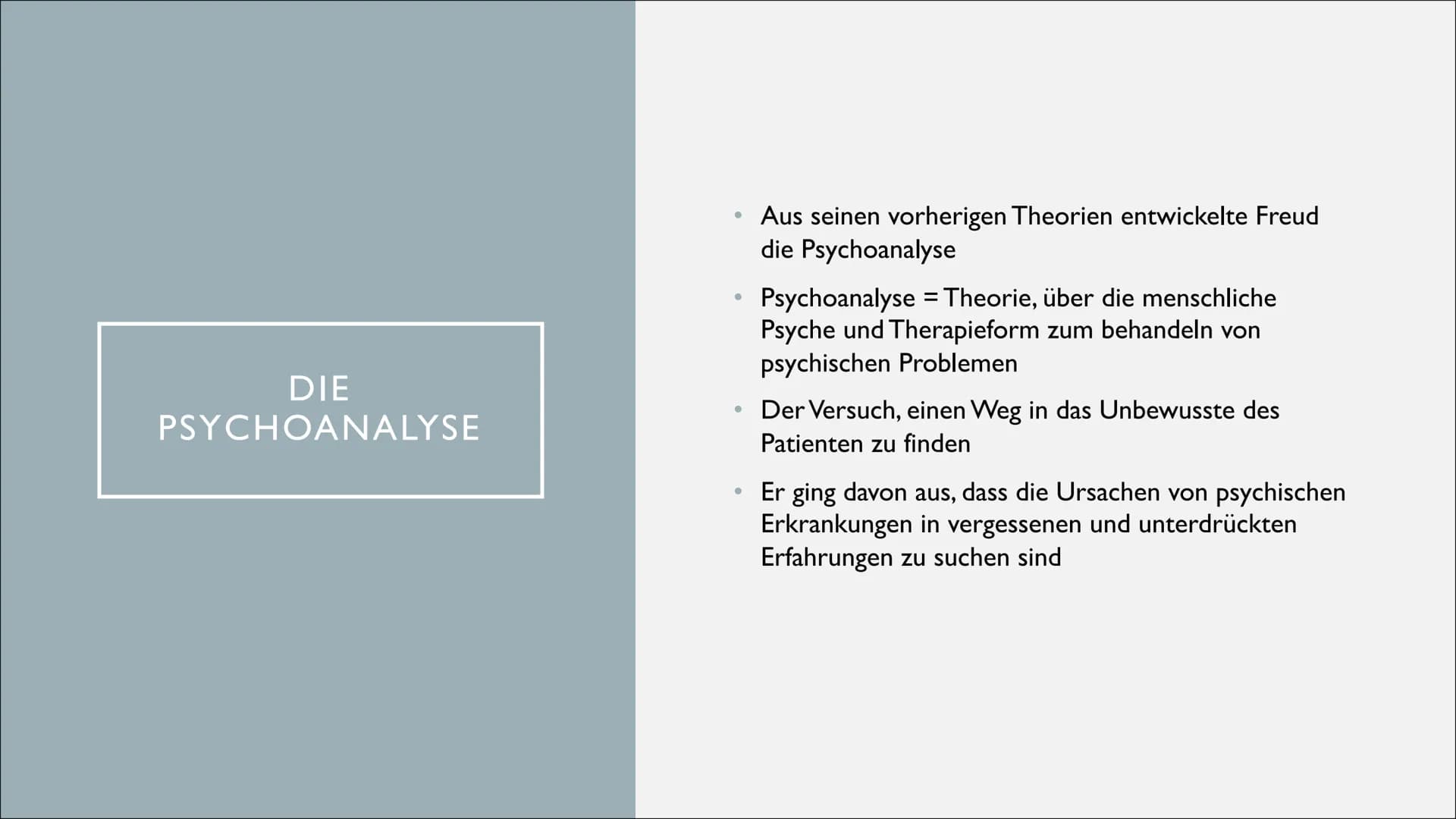 SIGMUND FREUD
Eine Präsentation von Luzie und Leonie T. 1) Kurzbiografie
a) Wer war Sigmund Freud?
b) Kindheit und Ausbildung
c) Akademische