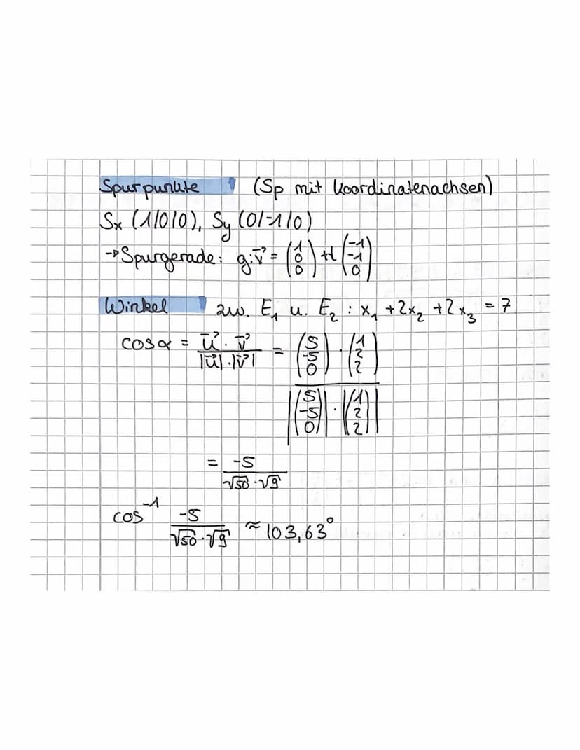 ANALYTISCHE GEOMETRIE
anal
Abstand zu
[(3)]
|AB|
JMO
Gerade durch
g=x² =
1+S
A(1/4/3) u. 3 (5/7/3)
= √√√ 4 ² + 3² + 0² = √25 = 5
+ S
Au. B
L