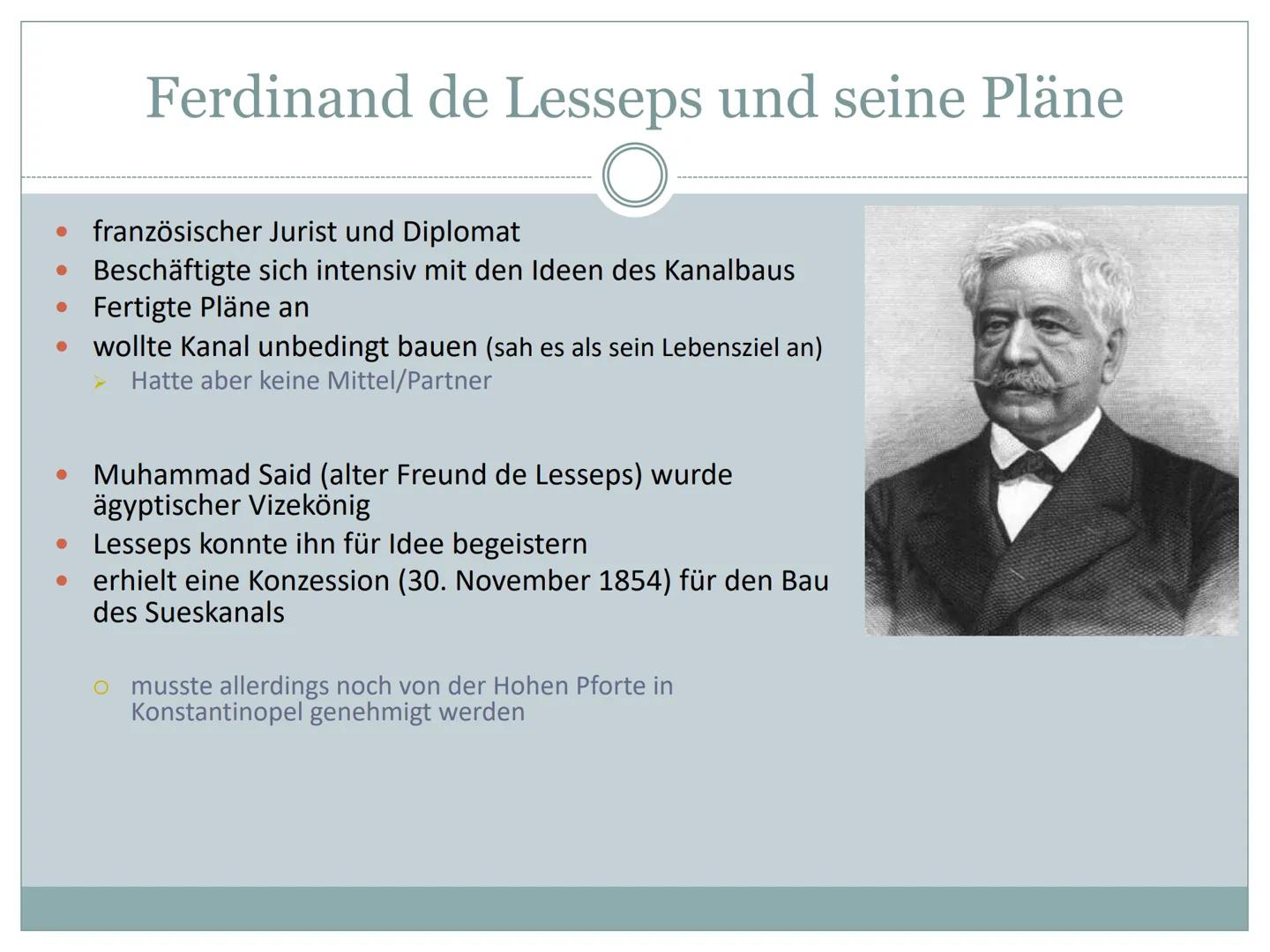 Der Suezkanal
Wie und warum prägt der Mensch Räume?
1. Allgemeine Informationen
Schifffahrtskanal zwischen Port Said und Port Taufiq (Ägypte