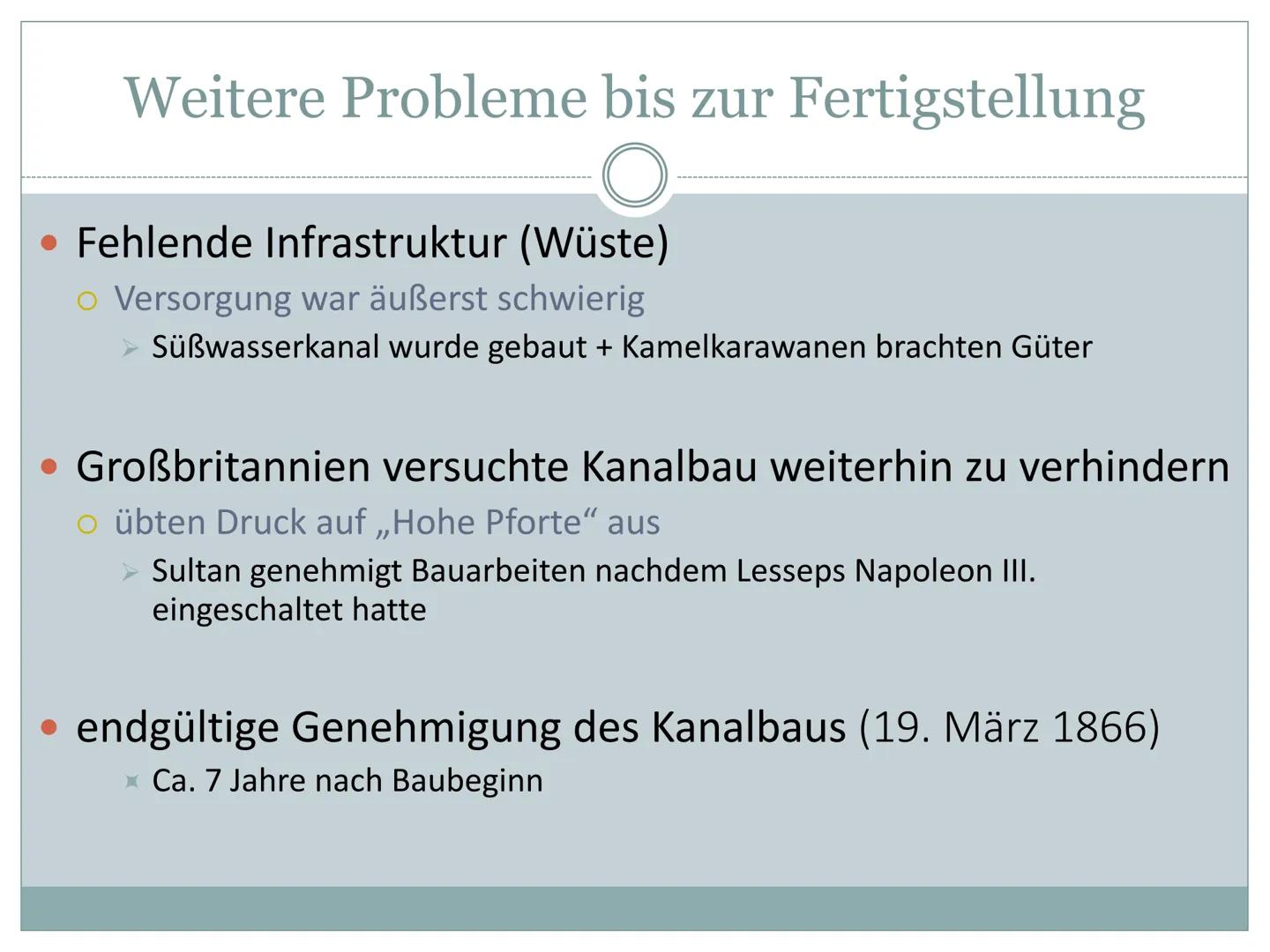 Der Suezkanal
Wie und warum prägt der Mensch Räume?
1. Allgemeine Informationen
Schifffahrtskanal zwischen Port Said und Port Taufiq (Ägypte