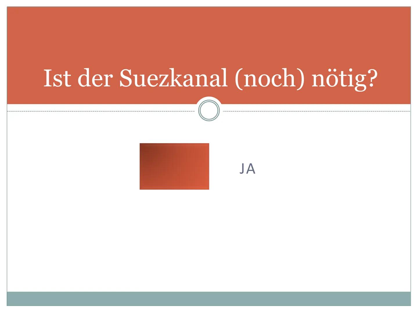 Der Suezkanal
Wie und warum prägt der Mensch Räume?
1. Allgemeine Informationen
Schifffahrtskanal zwischen Port Said und Port Taufiq (Ägypte