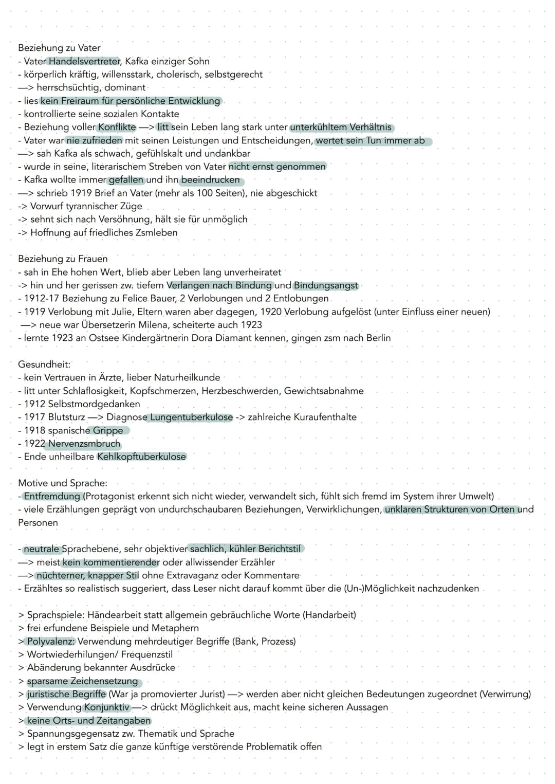 Interpretation Kurzprosa
O) Einleitung
1) Thema, Motive.
2) Welche Figuren, Beziehung zueinander
3) entscheidenen Handlungen/ ereignisse, Ha