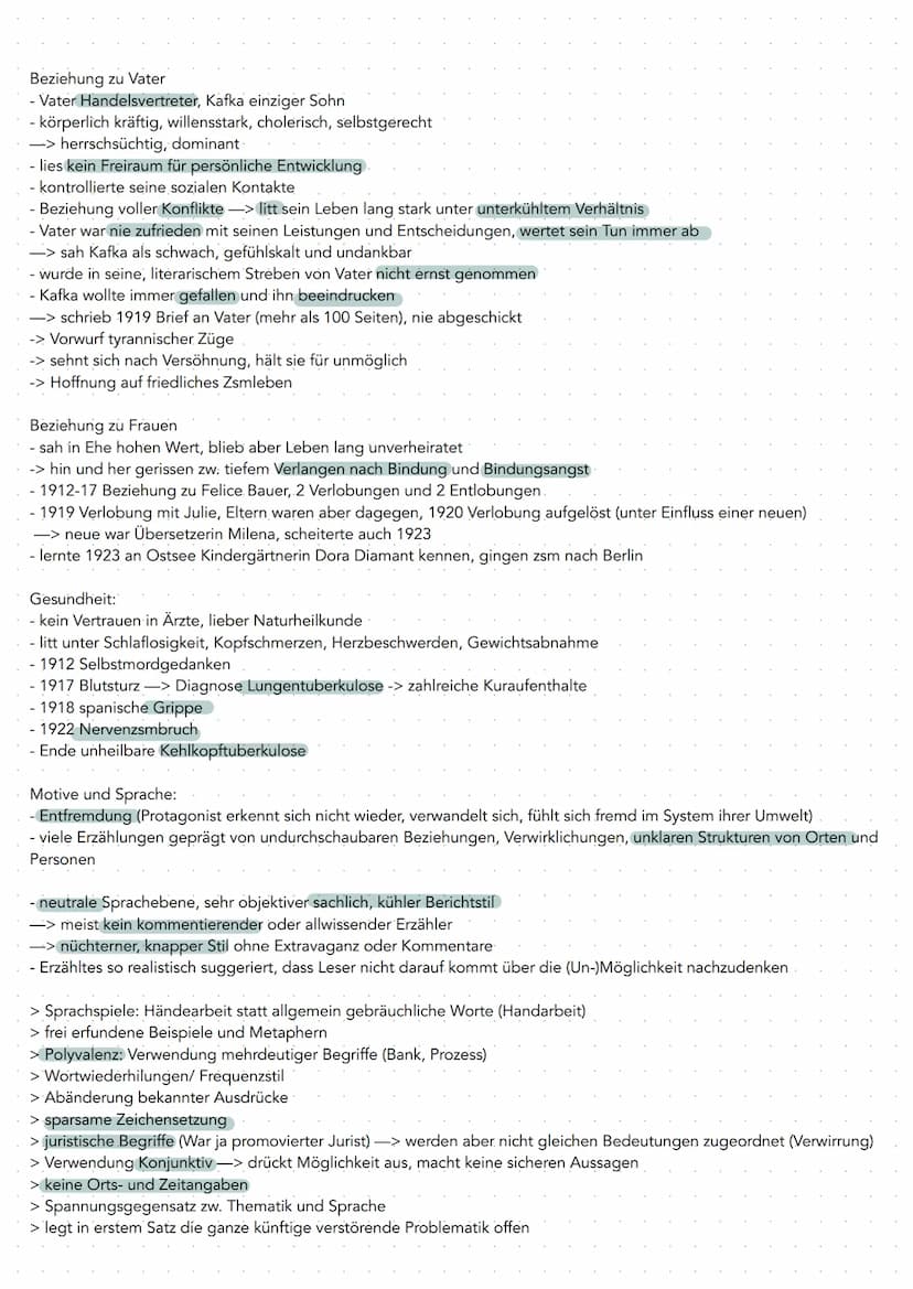 Interpretation Kurzprosa
O) Einleitung
1) Thema, Motive.
2) Welche Figuren, Beziehung zueinander
3) entscheidenen Handlungen/ ereignisse, Ha