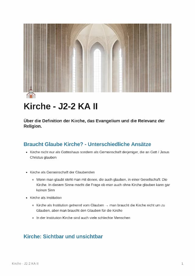 Know Kirche - Ursprung und Heute thumbnail