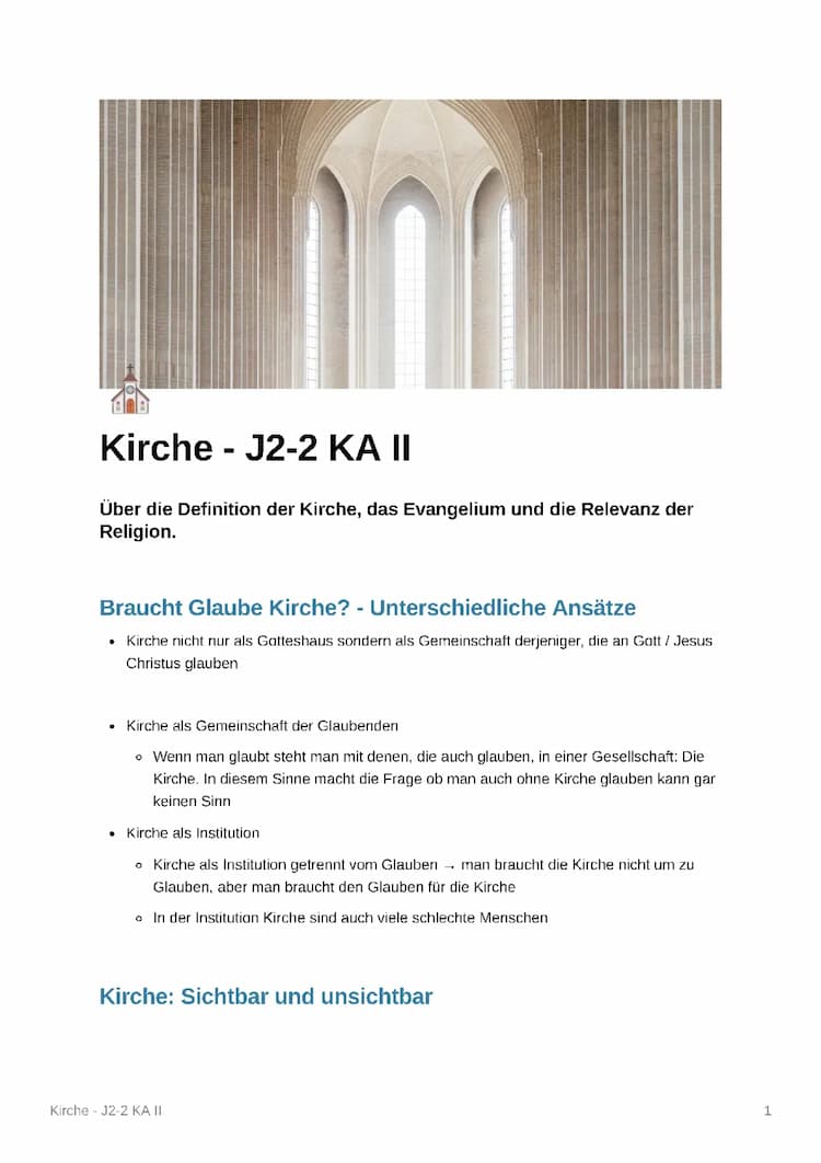 Know Kirche - Ursprung und Heute thumbnail