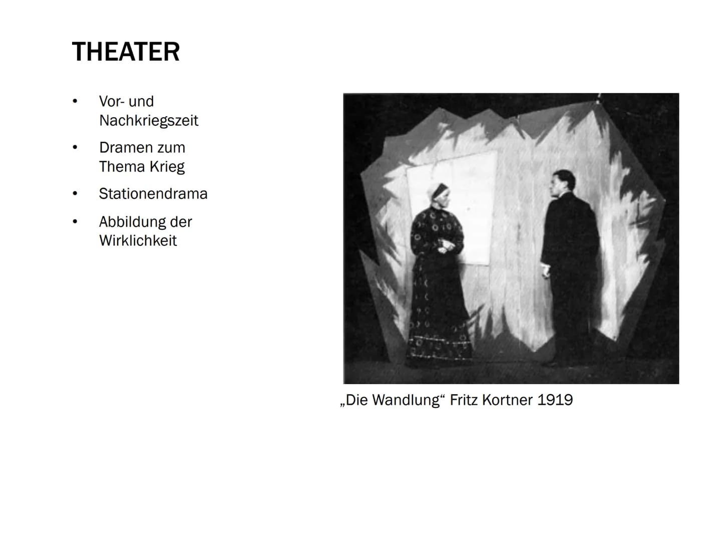 EXPRESSIONISMUS GLIEDERUNG
Weltbild/Allgemeines
Wass
Historisches
Kultur
Literatur
Malerei
Architektur
Musik
Teror WELTBILD/ALLGEMEINES
●
Wi