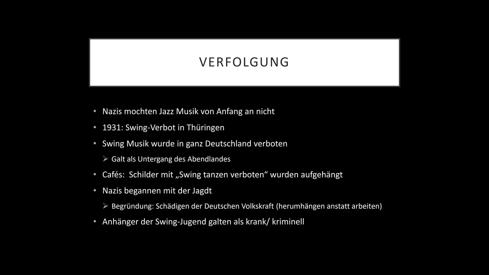 DIE SWING-JUGEND
Referat von Hannah Steinhauer und Chiara Blum Treffpunkte und Lebensstil
• Cliquenbildung
●
●
●
Sprachliche Eigenheiten
Die