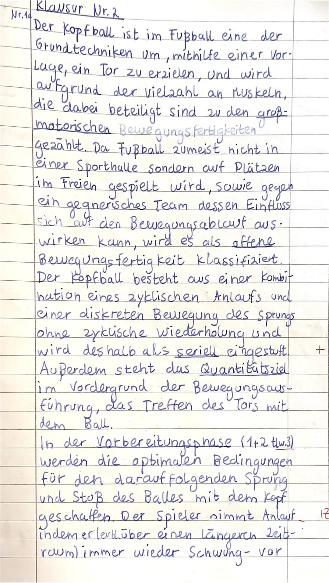 Entdecke die Phasenstruktur beim Kopfball und den Lernprozess im Volleyball