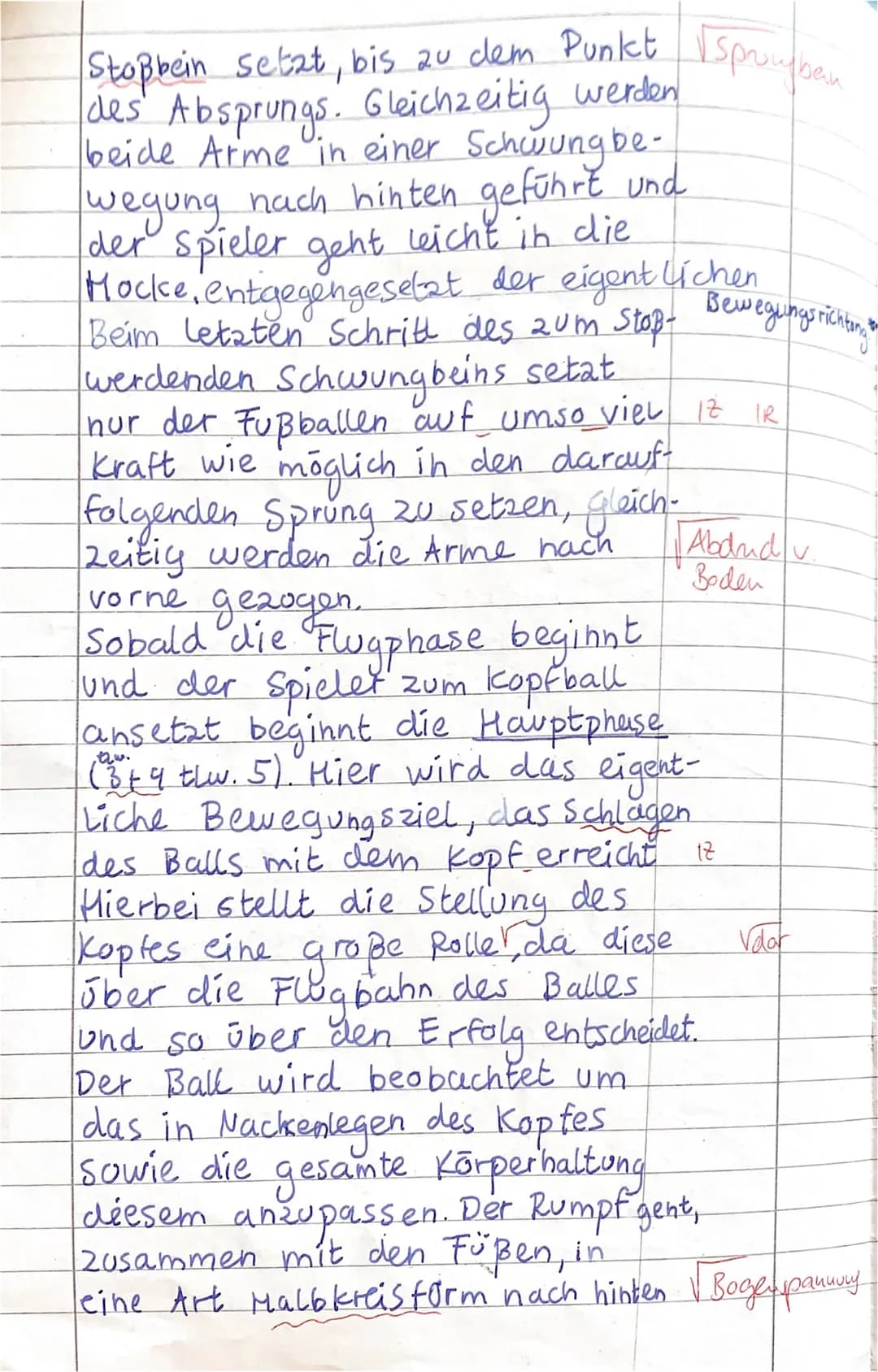 Entdecke die Phasenstruktur beim Kopfball und den Lernprozess im Volleyball