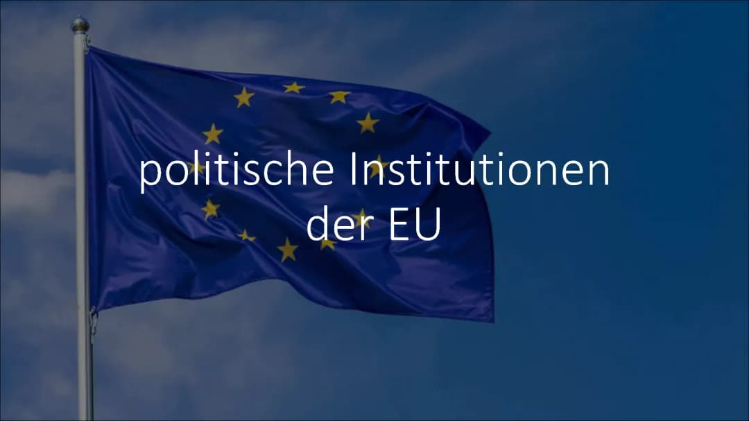Institutionen der EU