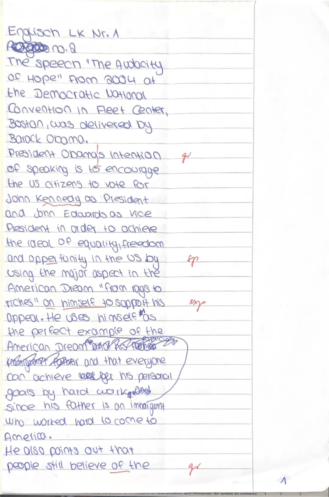 Written exam
E-Lk-2
A: Hörverstehen
Part A: Listening (04:25 min)
1. You are going to hear an extract from the radio programme 'Latino USA' 