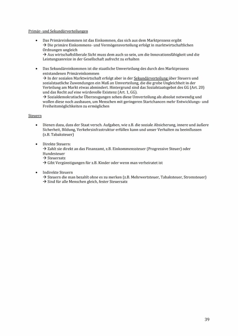 Q2 Soziale Marktwirtschaft - zwischen Anspruch und Wirklichkeit
Soziale Marktwirtschaft
Verbindung der Freiheit auf dem Markt mit dem Prinzi