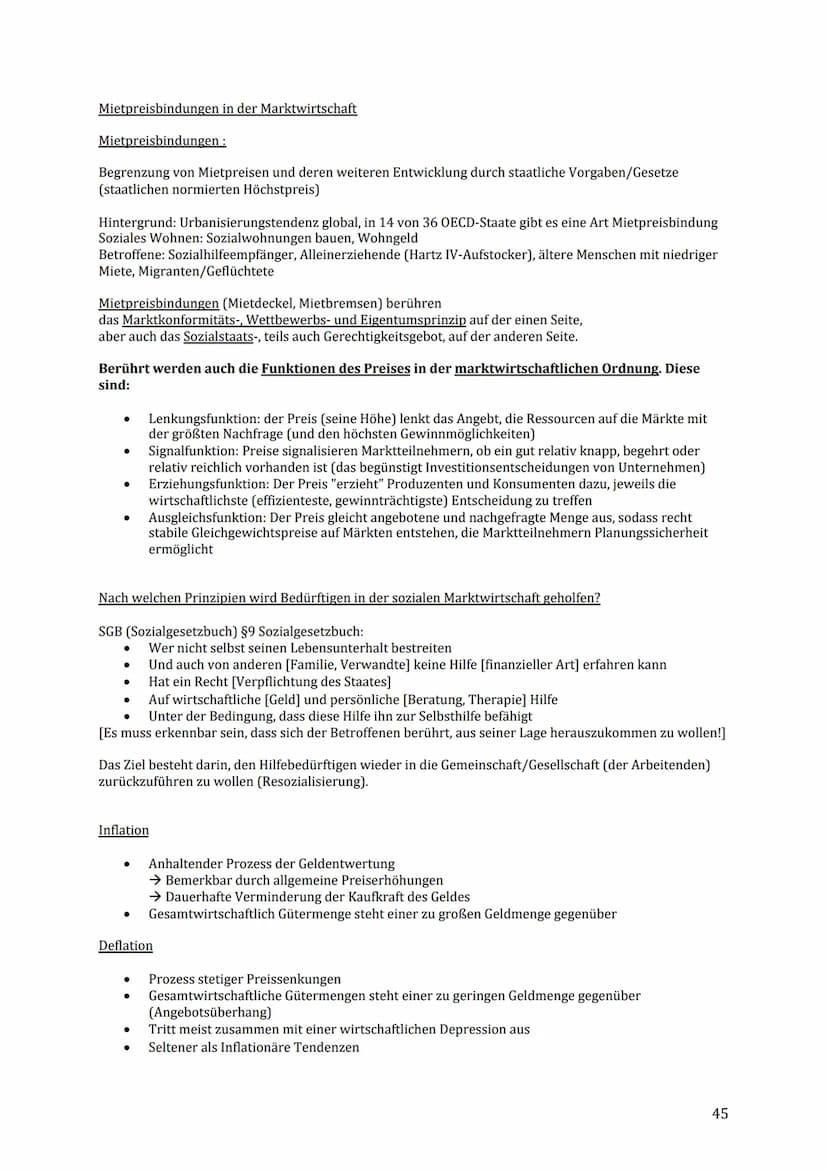 Q2 Soziale Marktwirtschaft - zwischen Anspruch und Wirklichkeit
Soziale Marktwirtschaft
Verbindung der Freiheit auf dem Markt mit dem Prinzi