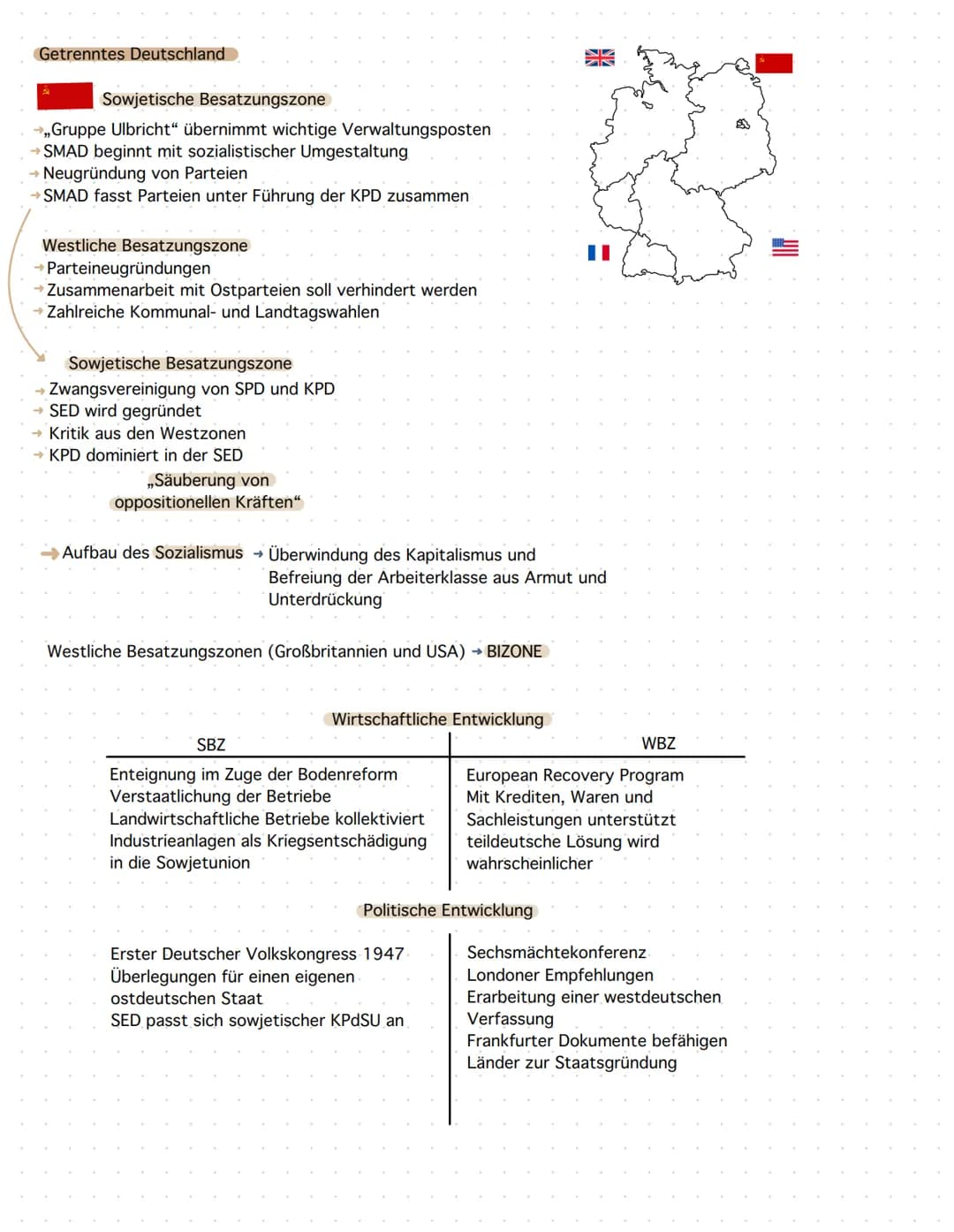 geschichte kt
→ab 1949 bis 80er Jahre
→Doppelte Staatsgründung
→ Wirtschaftswunder
→Politisches System der DDR
→ Wirtschaftssystem der DDR
→