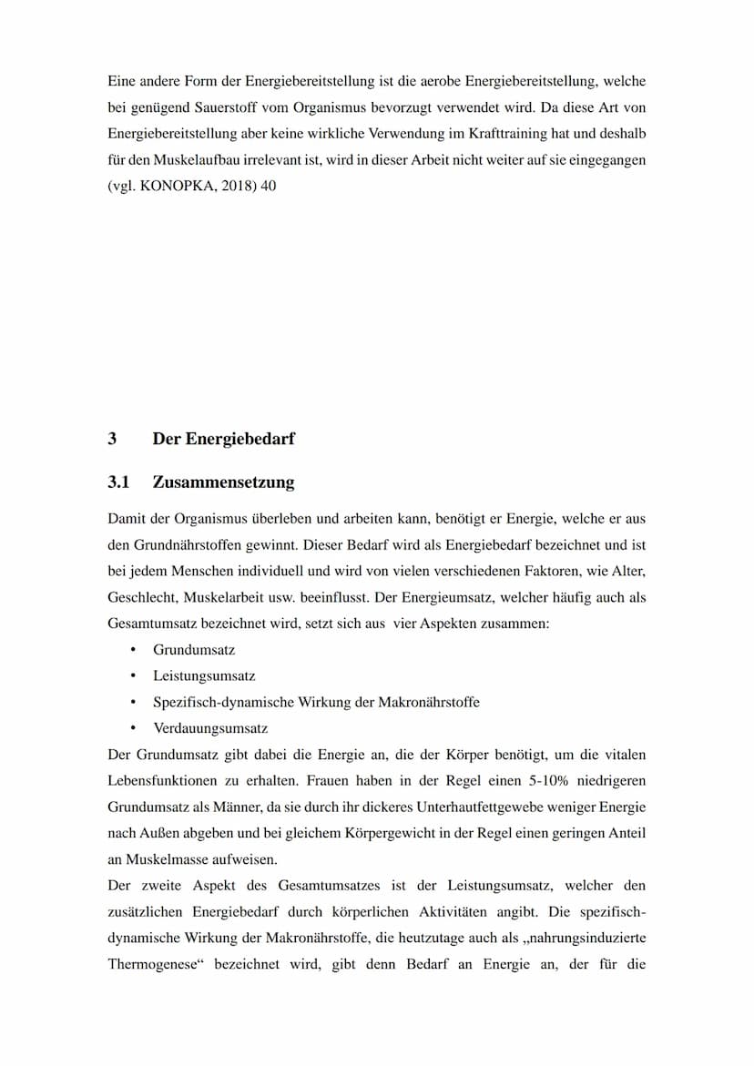Ist eine direkte Steigerung der
Muskelmasse
durch die
Supplementierung von Kreatin
möglich?
18.02.20 Inhaltsverzeichnis
1 Einleitung
2
Energ