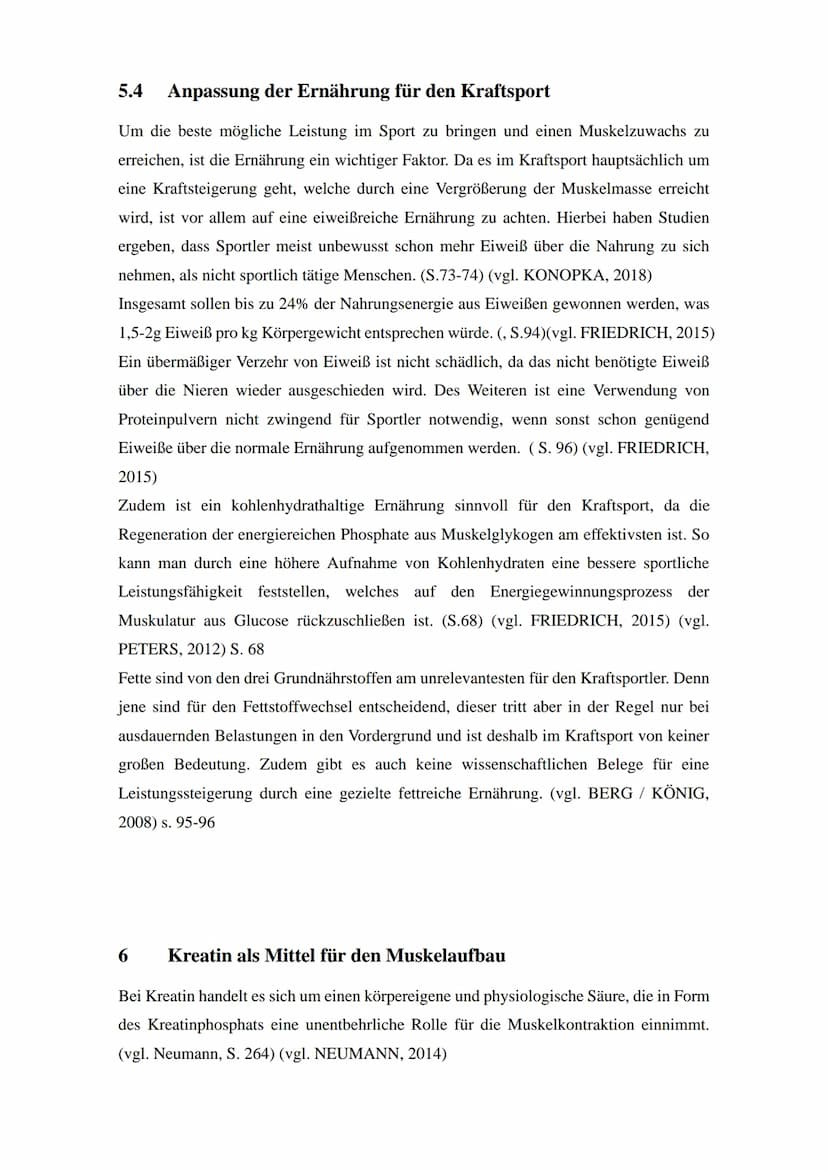 Ist eine direkte Steigerung der
Muskelmasse
durch die
Supplementierung von Kreatin
möglich?
18.02.20 Inhaltsverzeichnis
1 Einleitung
2
Energ