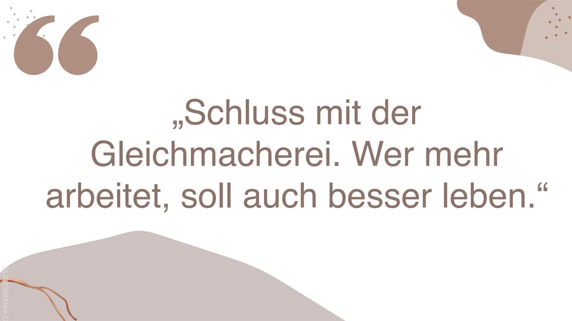 DESMANIA.C
66
,,Schluss mit der
Wer mehr
Gleichmacherei.
arbeitet, soll auch besser leben." SLIDESMANIA.CO
Russland unter Stalin
und die Sow