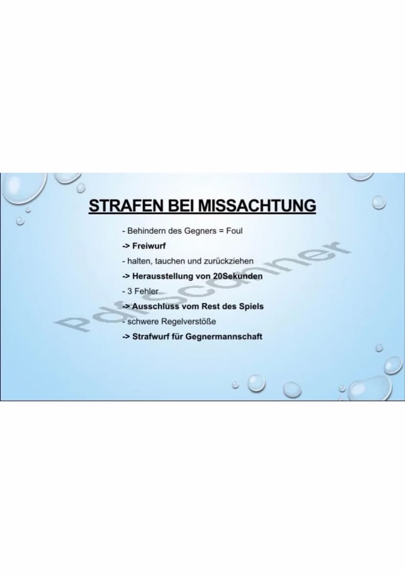 WASSERBALL
NATATION GLIEDERUNG
- Allgemeine Spielidee und Geschichte
- Rahmenbedingungen, Spielort
- Spielfeld, Ball
- Spielregeln
- Strafen