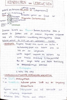 Know Kenzeichen von Lebewesen anhand des Beispiels Euglena thumbnail