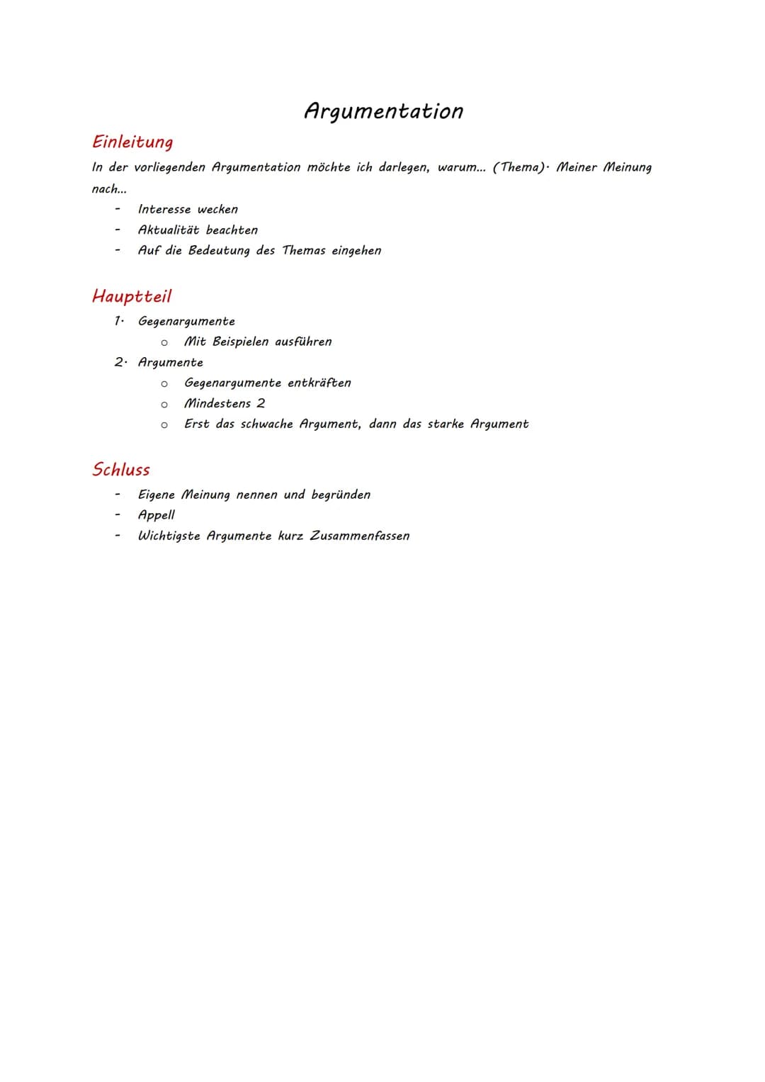 Textarten Inhaltsangabe literarischer Texte
Einleitung
Der... (Textsorte; z. B. Leserbrief, Artikel, Kommentar,...) von ... aus dem Jahr ...
