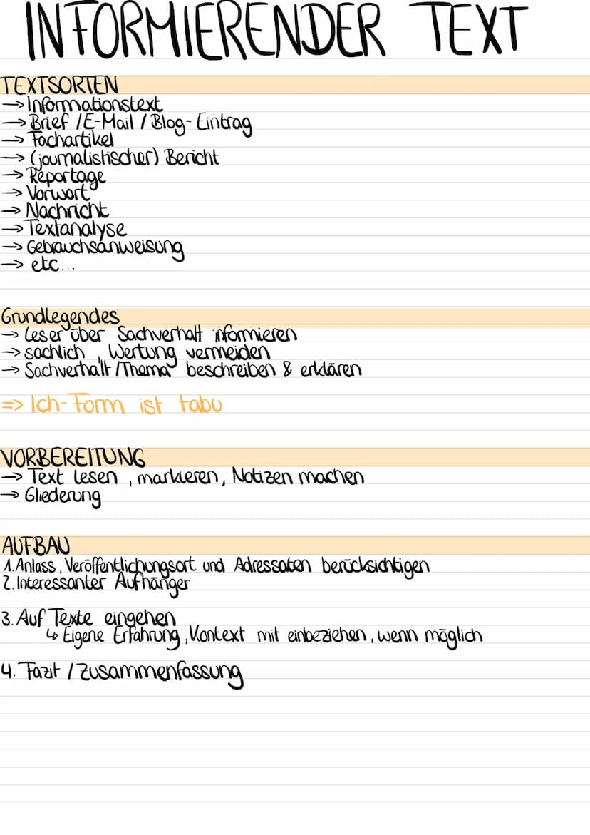 Textarten Inhaltsangabe literarischer Texte
Einleitung
Der... (Textsorte; z. B. Leserbrief, Artikel, Kommentar,...) von ... aus dem Jahr ...