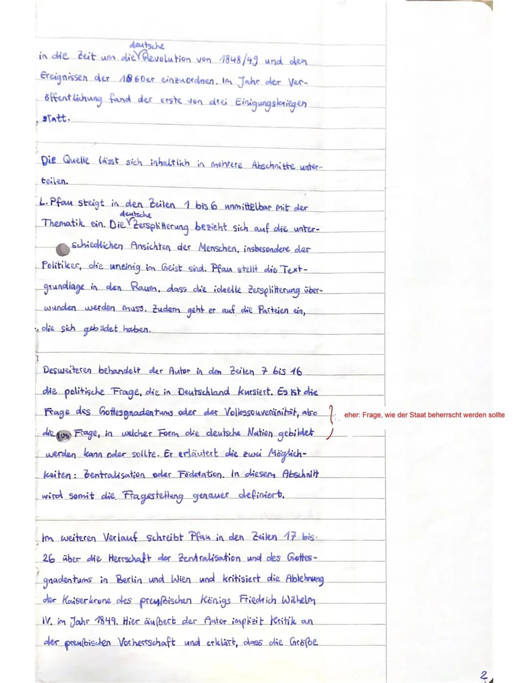 D
Geschichte LK Q1
Wertvor-
stellung von
Bishach
Klausur Nr.2
Auf dem Weg zum Nationalstaat:
Zentralisation oder Föderation¹
Jill
Quelle: Au
