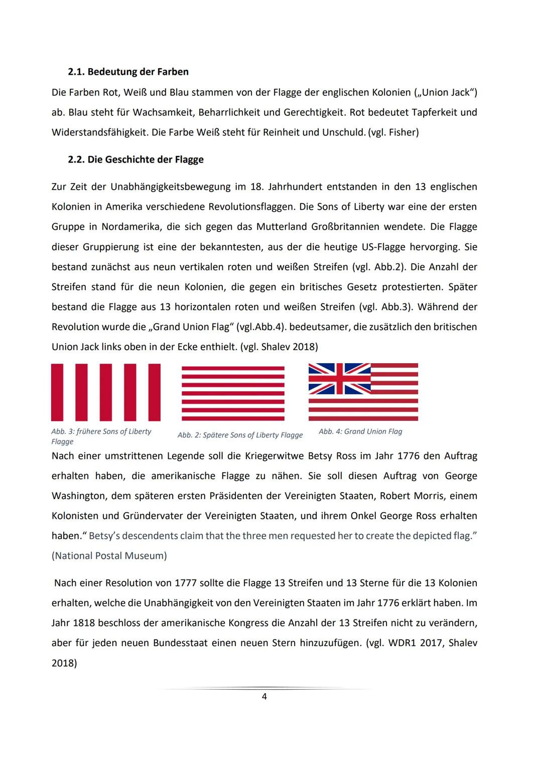 The Star-Spangled Banner
Die Berechnung des Farbverhältnisses der US-amerikanischen Flagge
unter besonderer Berücksichtigung des Pentagramms