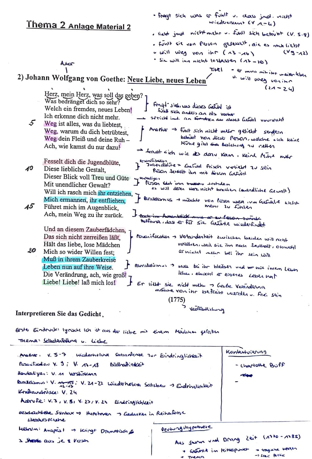 1. Klausur 11/1
Interpretation lyrischer Texte
Wählen Sie eines der beiden Themen und bearbeiten Sie es entsprechend der
Aufgabenstellung.
T