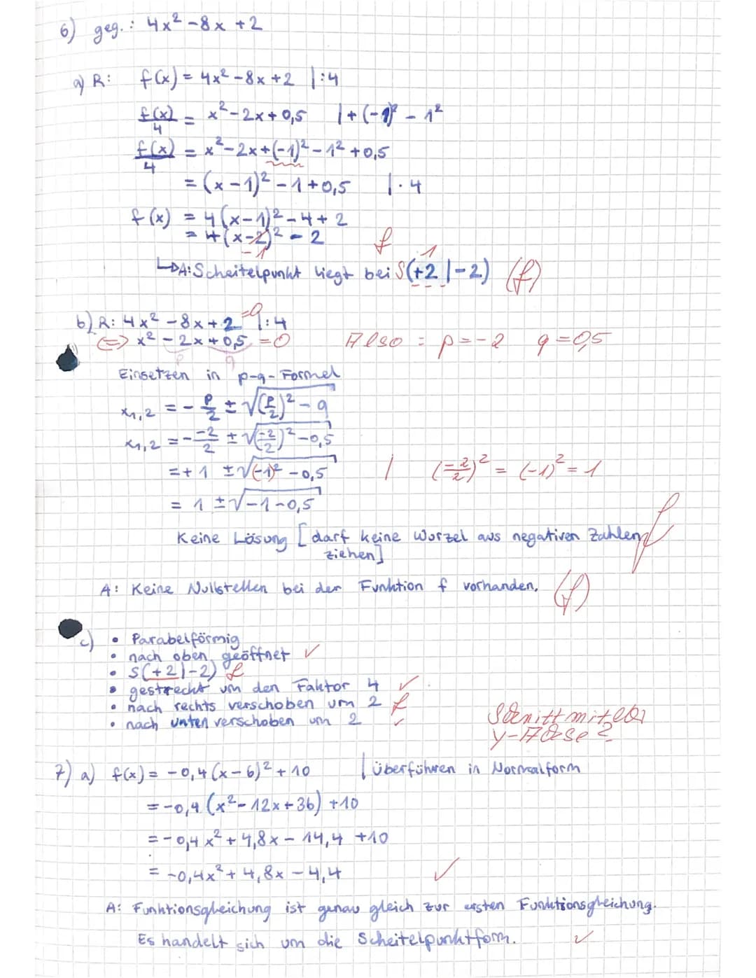 Mathe GK EF/1. Hj.
1. Klausur
Teil 1 (hilfsmittelfreier Teil)
werden kann.
Aufgabe 1
Entscheiden Sie, ob es sich bei den angegebenen Graphen