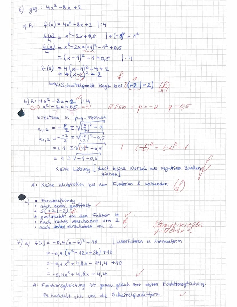 Mathe GK EF/1. Hj.
1. Klausur
Teil 1 (hilfsmittelfreier Teil)
werden kann.
Aufgabe 1
Entscheiden Sie, ob es sich bei den angegebenen Graphen