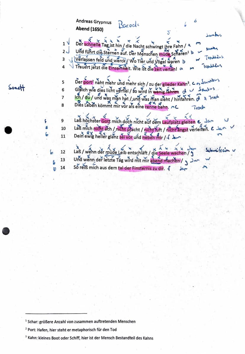 4. Klausur Q1 LK Deutsch
Thema: Lyrische Texte zu einem Themenbereich aus unterschiedlichen historischen Kontexten -
,,unterwegs sein" - Lyr