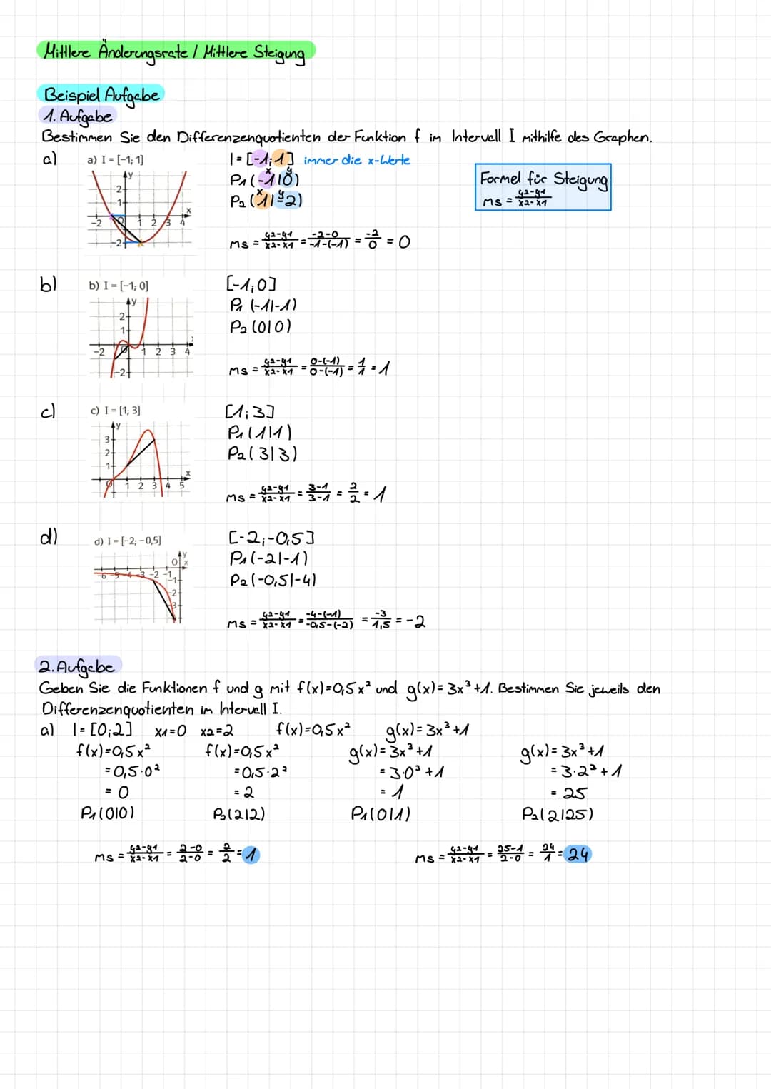 Lernzettel Funktionen
Grad funktion und Funktionswerte
f(x)=2x²+3
g(x)=2x²+3x+5
h (x) = 2x³ + 4x² + 2x+5
i(x) = x² +5² +2
g(x)=-x5-x² + 3x² 