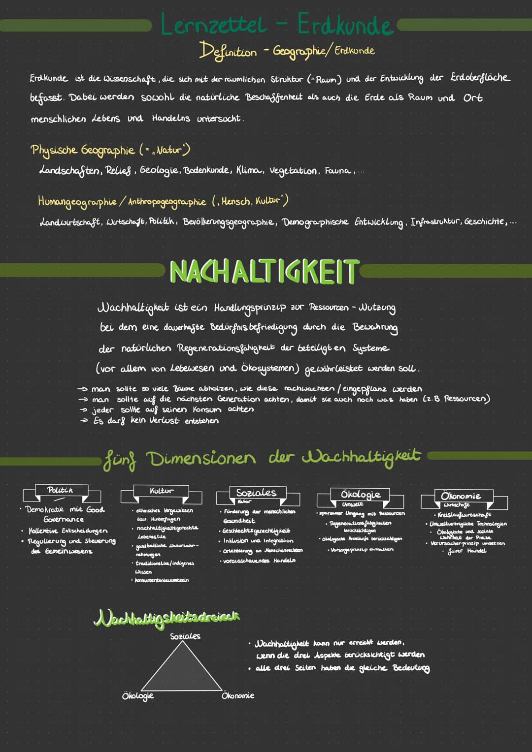 Erdkunde ist die Wissenschaft, die sich mit der räumlichen Struktur (-Raum) und der Entwicklung der Erdoberfläche
befasst. Dabei werden sowo