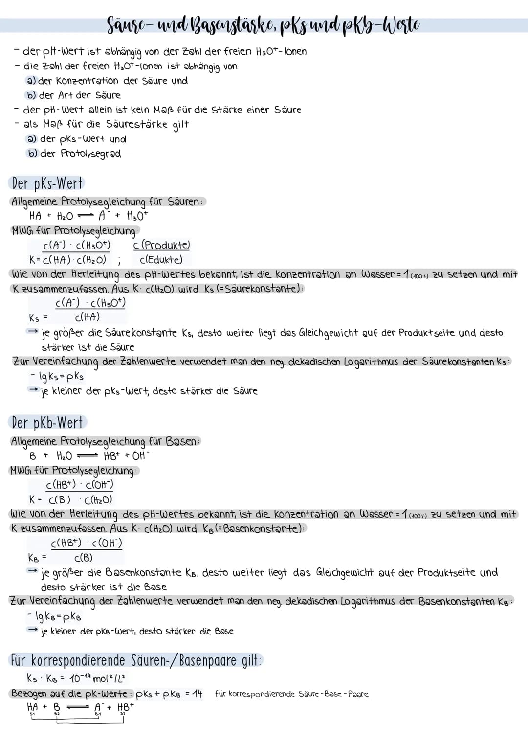 Neutralisation & Salzbildung
1. Bei der Neutralisation heben sich die
Laugenwirkung und Säurewirkung auf und
es entsteht ein Salz.
2. Bei de