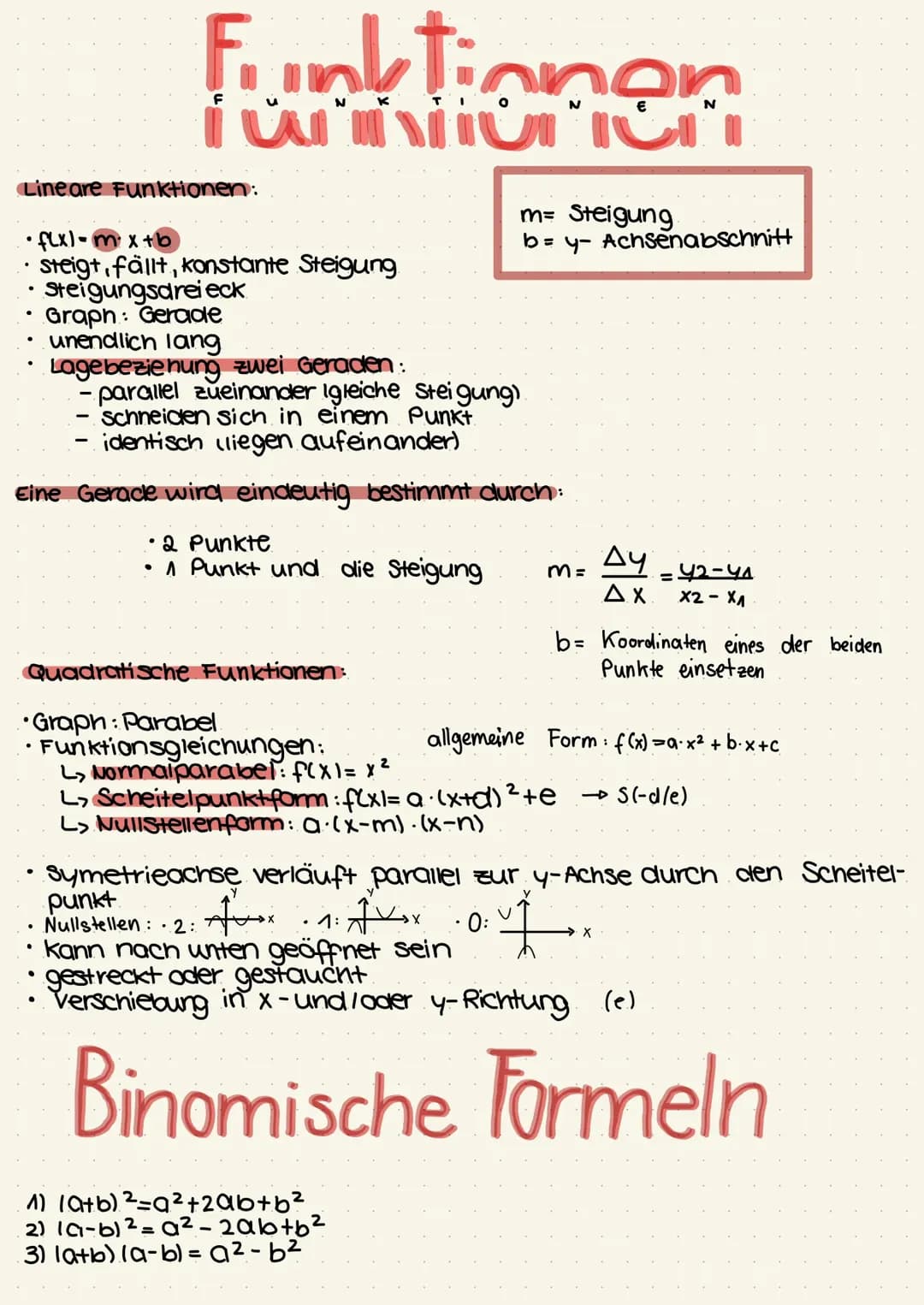 11. Klasse Mathe