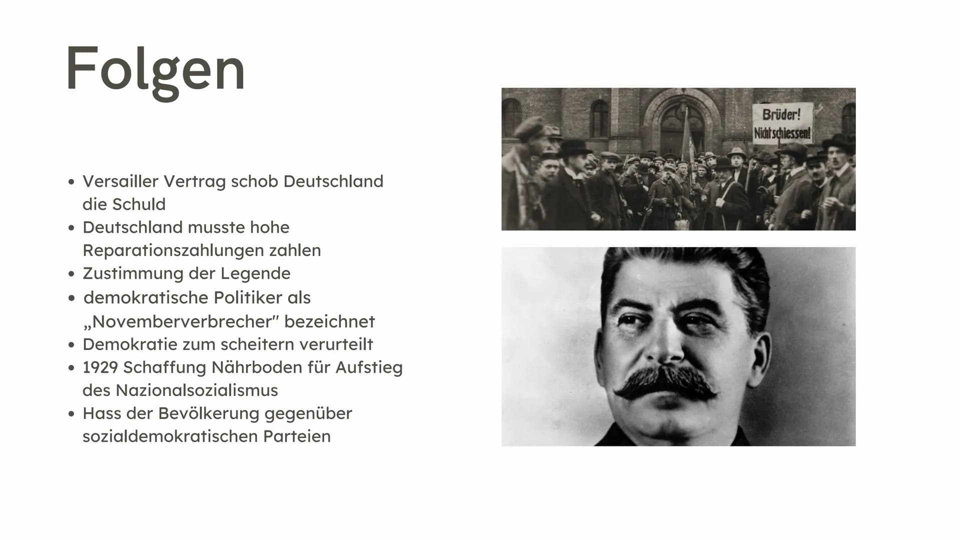 Anna, Nico, Chi, Lucie und Haiman
Dolchstoß-
legende
-
Ausschnitt aus einem Wahlplakat mit
Darstellung des 'Dolchstoßes', 1924 Gliederung
Be