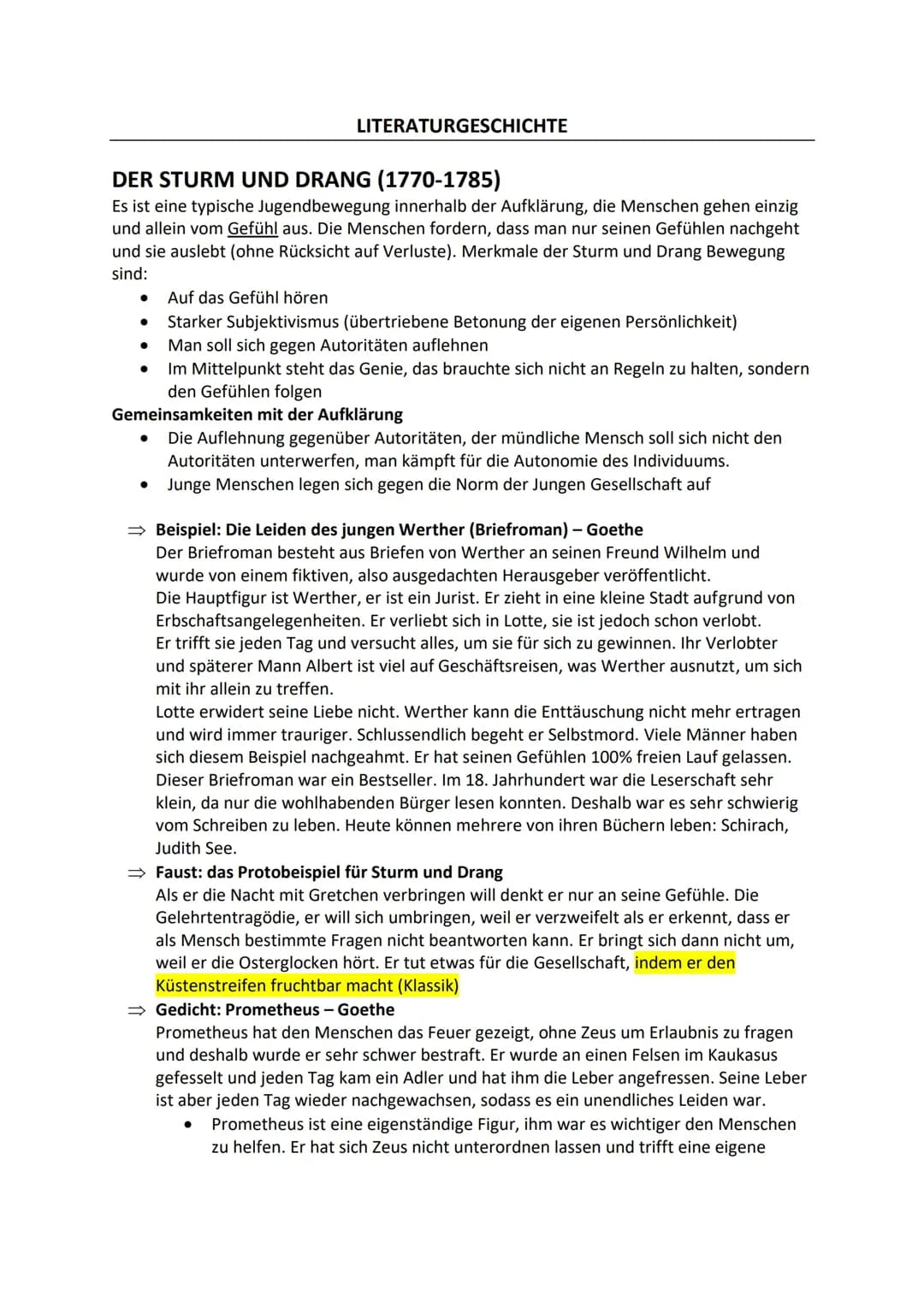 Literaturgeschichte 