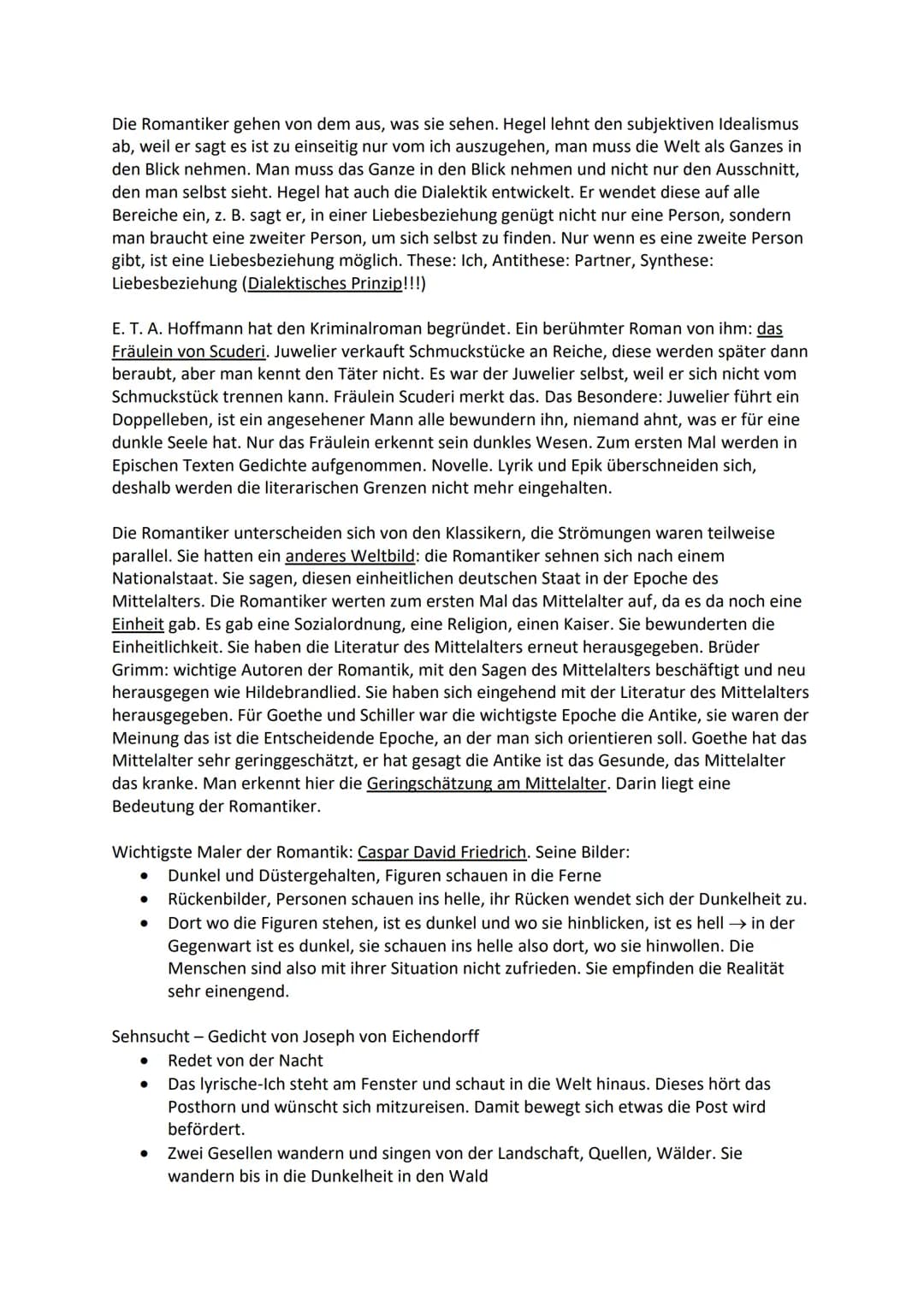 DER STURM UND DRANG (1770-1785)
Es ist eine typische Jugendbewegung innerhalb der Aufklärung, die Menschen gehen einzig
und allein vom Gefüh