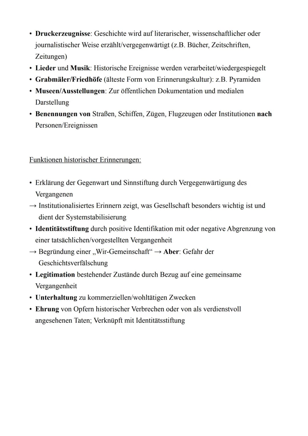 Geschichte LK - Abitur 2022
Lernzettel
13.2.: Nationale Gedenk- und Feiertage
Kernmodul: Geschichtsbewusstsein und Geschichtskultur
Begriffl