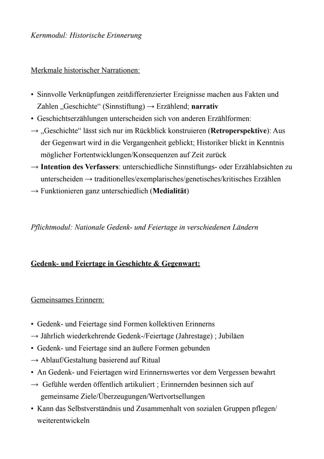 Geschichte LK - Abitur 2022
Lernzettel
13.2.: Nationale Gedenk- und Feiertage
Kernmodul: Geschichtsbewusstsein und Geschichtskultur
Begriffl