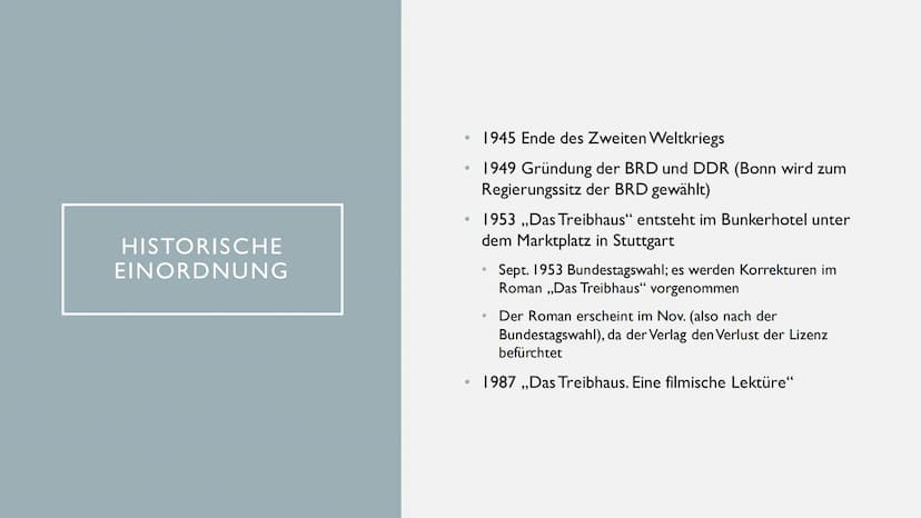 Erwartungshorizont
Thomas Buck, Larissa Wiegel Q12
Inhaltlich:
Frost-Forestier
● Wecker klingelt
● Vögel zwitschern
- Das Treibhaus
Er steht