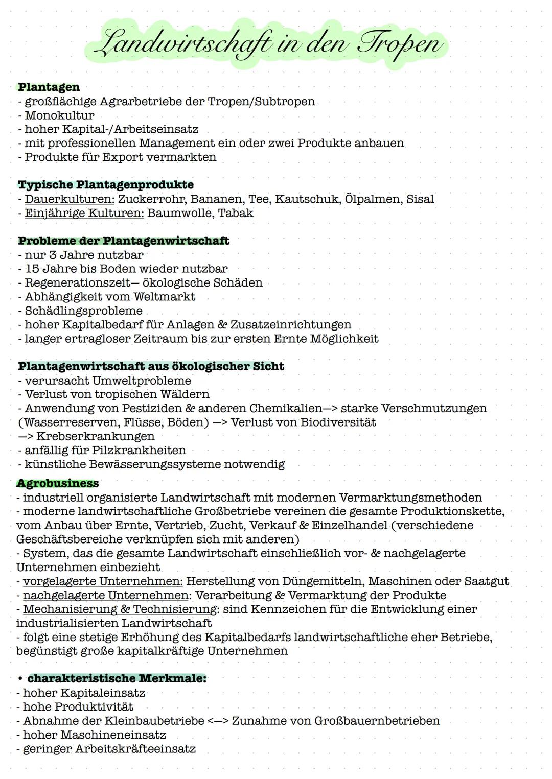 Inhaltsangabe
- Operatoren
- Landwirtschaftliche Strukturen in verschiedenen Klima- und
Vegetationszonen; Landwirtschaftliche Produktion in 