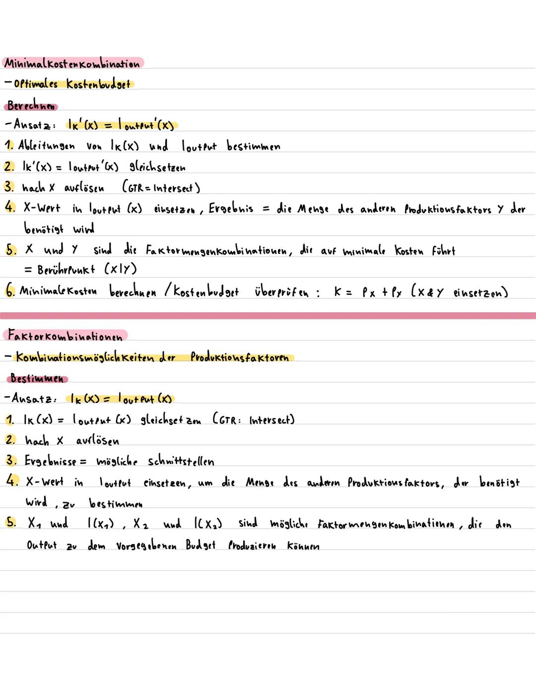 Klausur
mache
Inhalt
Minimalkosten kombination
· Ableitung von gebrochenvationalen Funktionen
- Tangente, Passante, Sekante & Ik-Sekante, IK