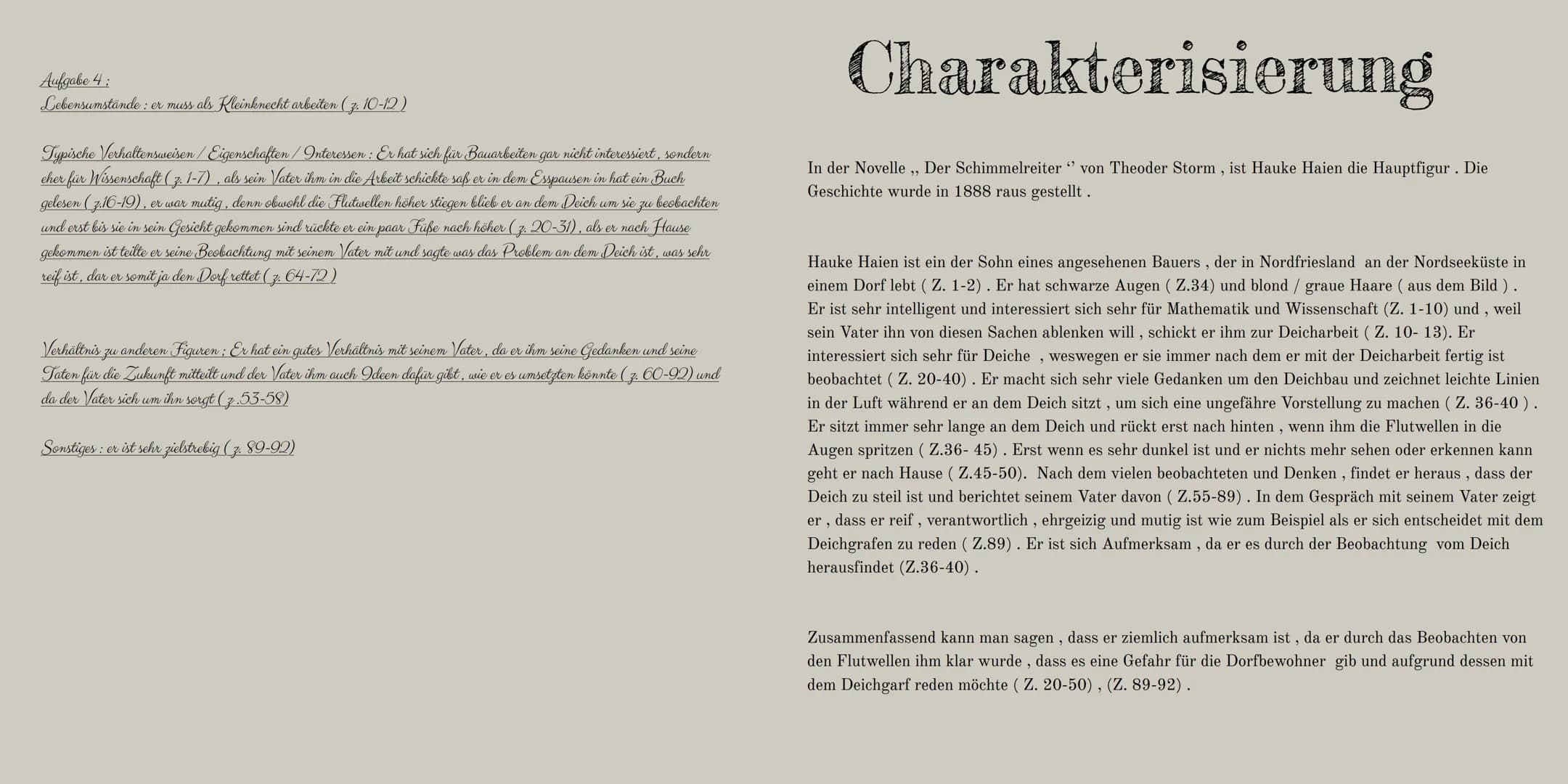 Der Schimmelreiter Gedicht, Zusammenfassung und Interpretation PDF