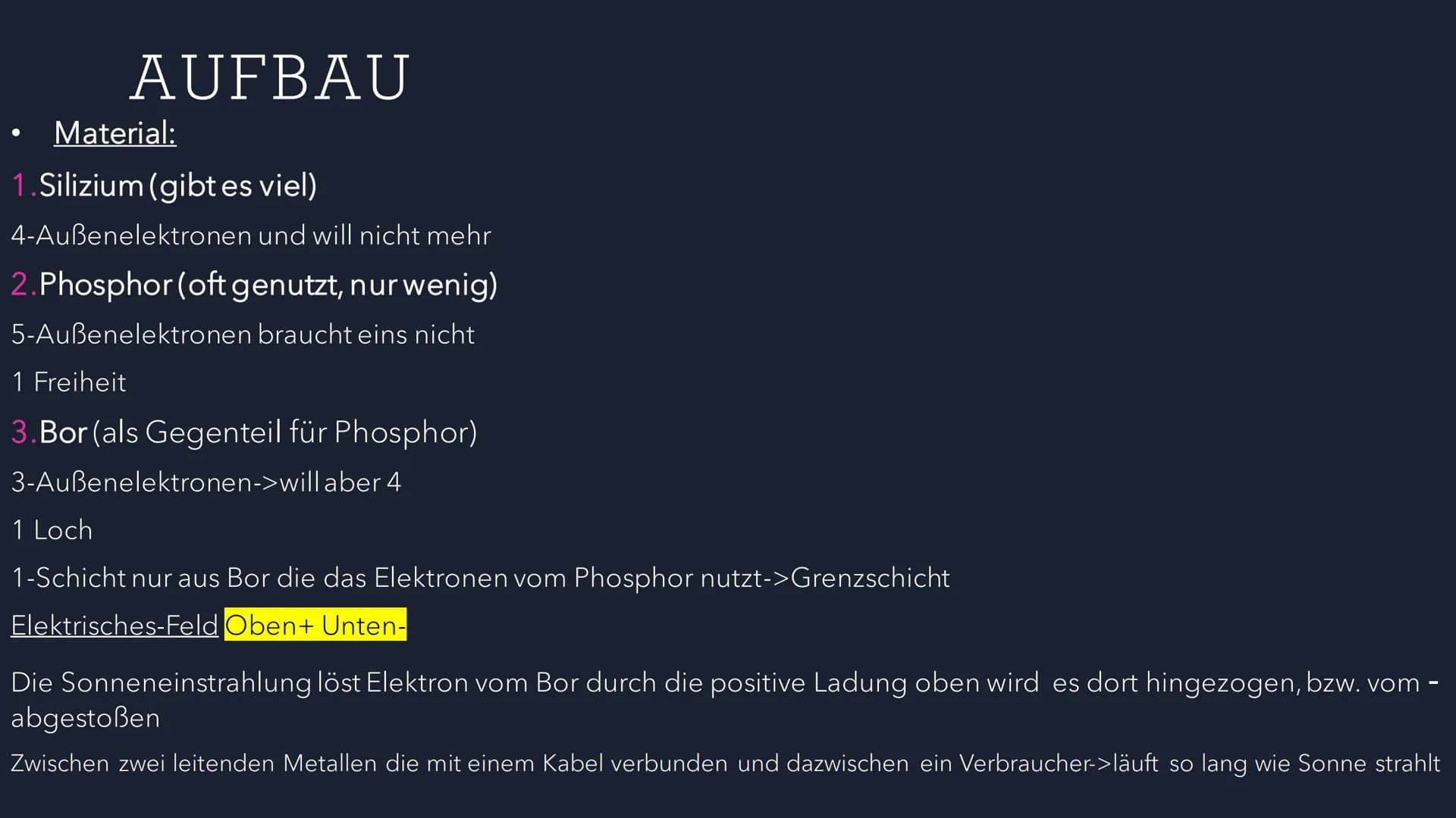 Aufbau und Funktion einer Solarzelle einfach erklärt für Kinder