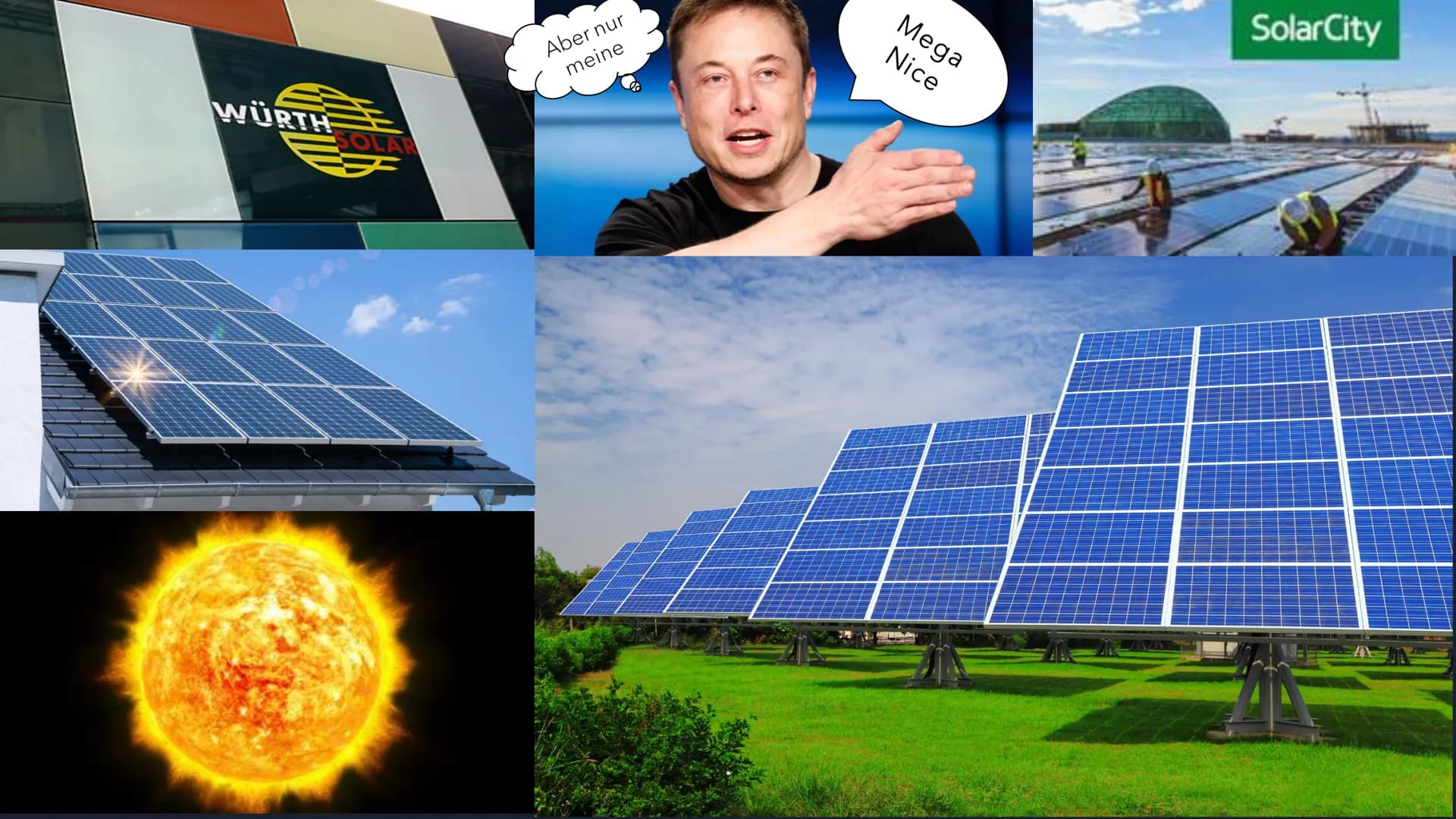 SolarCity
SOLARZELLE
Gursharan
Physik
9A ÜBERSICHT
1. Aufbau Technisch
2. Aufbau Material
3. Erklärung
4. Arten als Bsp. AUFBAU
Technischer 